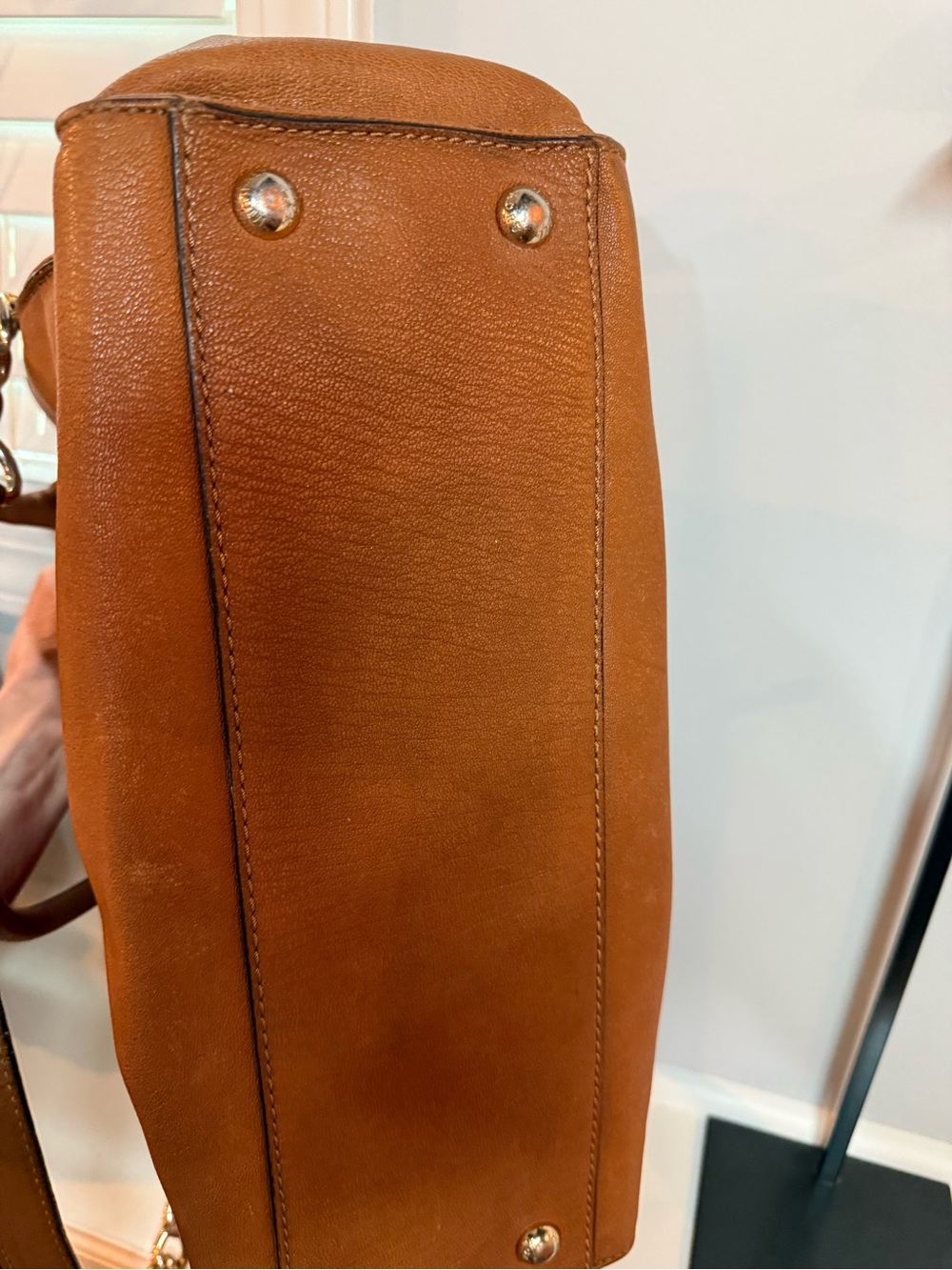 Michael Kors Cognac Leather Hamiltonwith (with callouts) - Picture 10 of 11